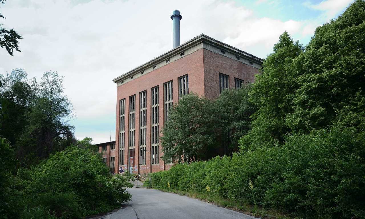 Eine verlassene Industrieanlage in München