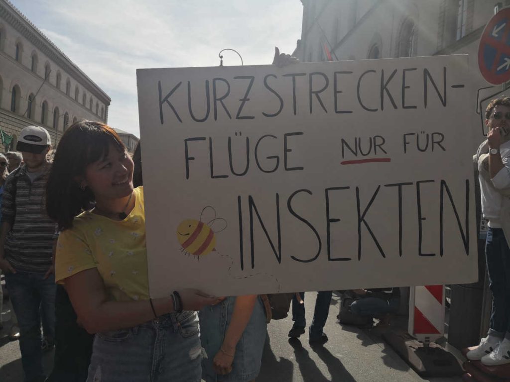 Plakat FFF München Demo